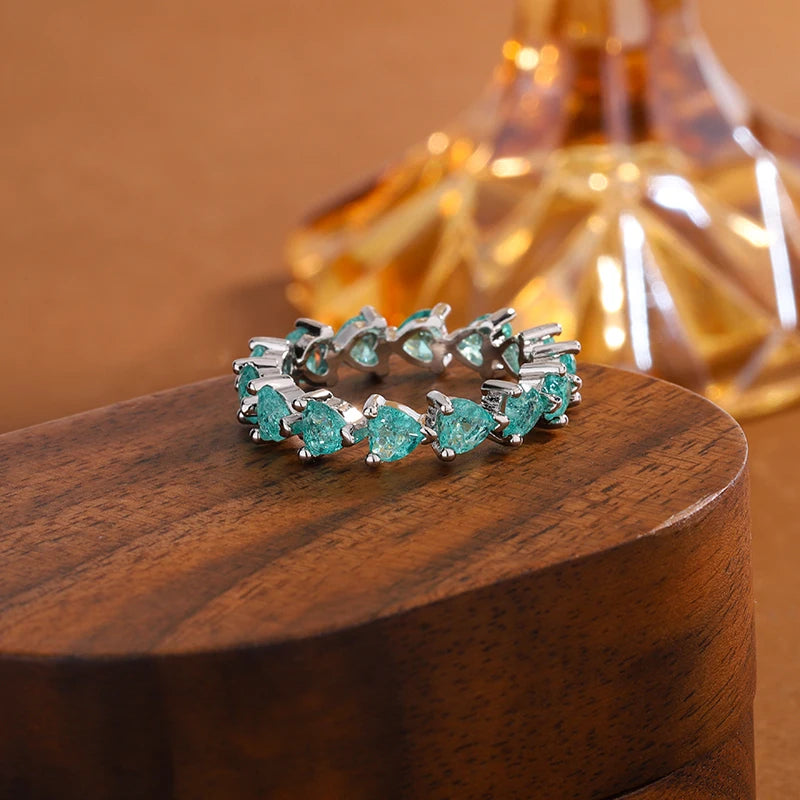 Green Heart Ring