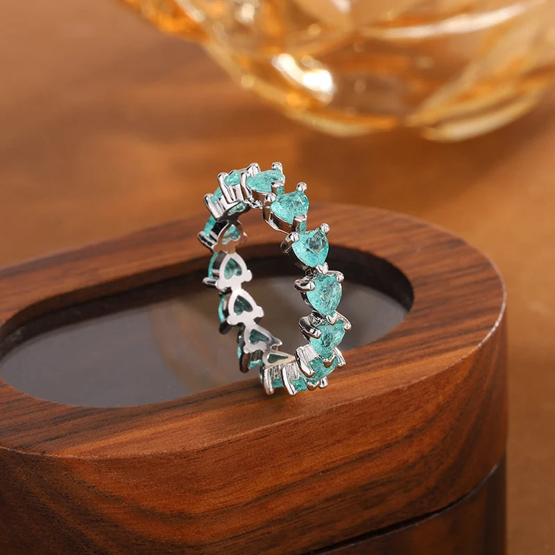 Green Heart Ring